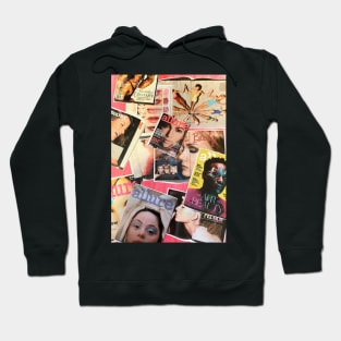 Aesthetic Pink Magazine Collage Hoodie